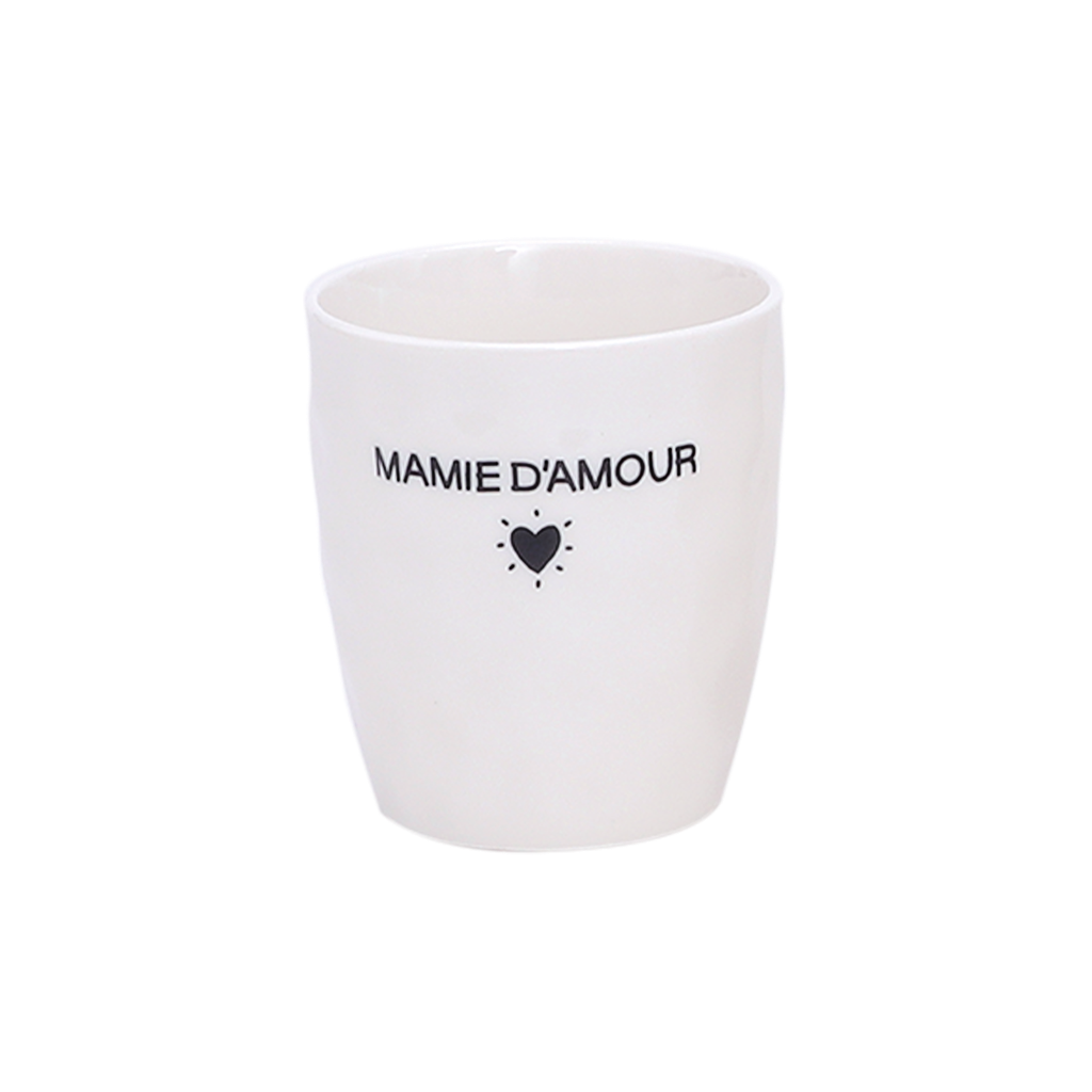 Mug à message avec cœur
