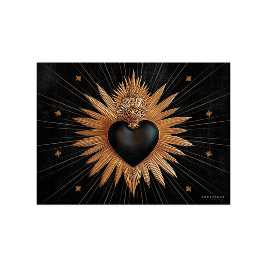 Set de table vinyle 33x45 "Ex voto doré"
