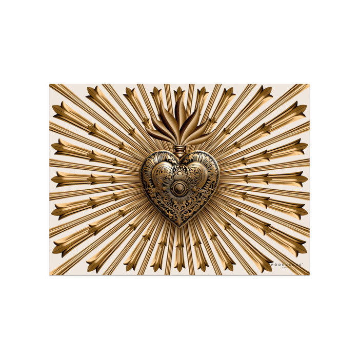 Set de table vinyle 33x45 "Ex voto rayonnant"