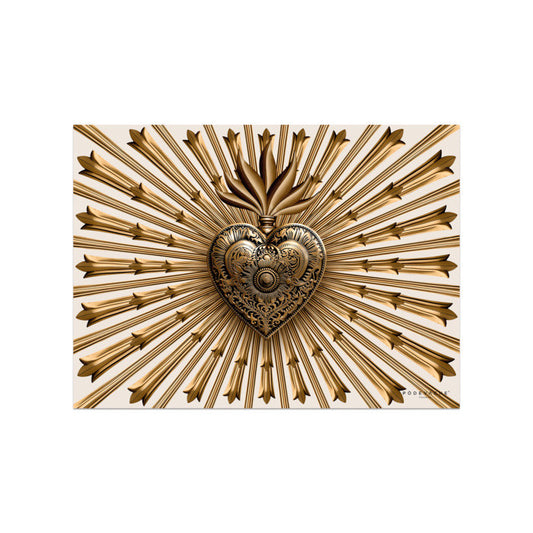 Set de table vinyle 33x45 "Ex voto rayonnant"
