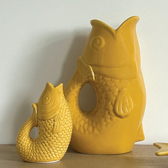 Vase et/ou carafe poisson en céramique