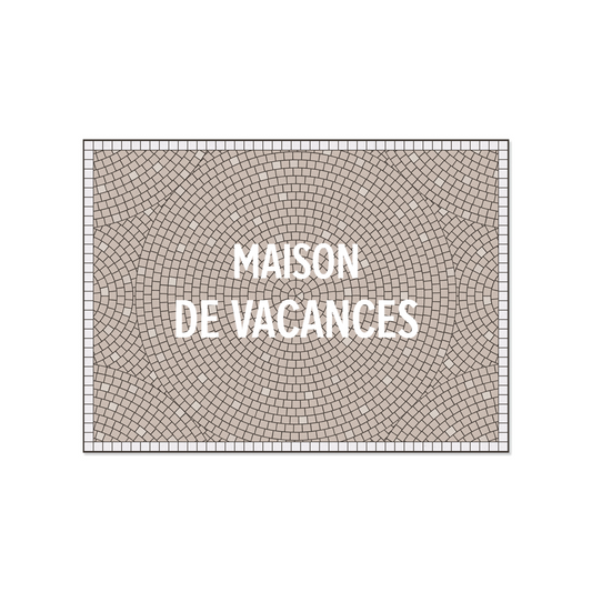 Set de tableau en vinyle maison de vacances