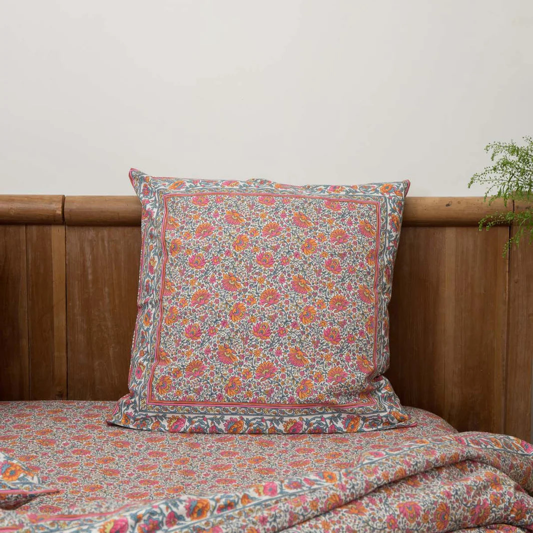 Taie d'oreiller  ivory winter garden 65 x 65 cm