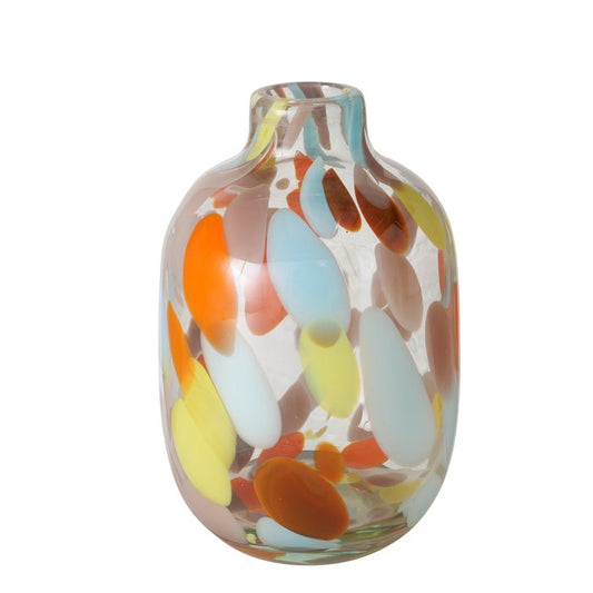 Vase tacheté multicolore petit modèle