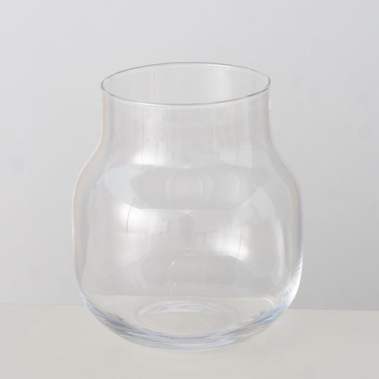 Vase rond transparent