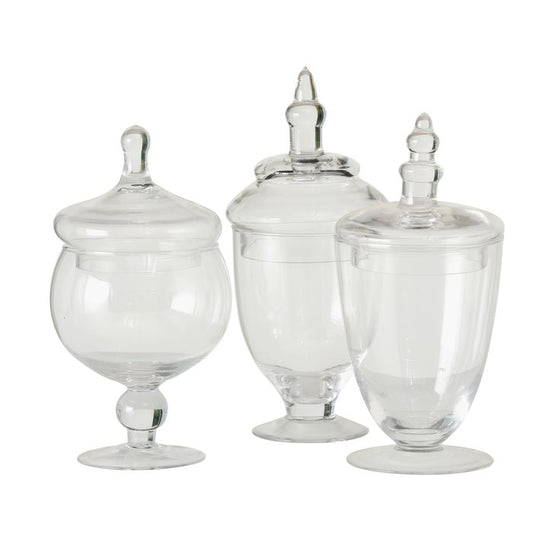 Verre de stockage transparent