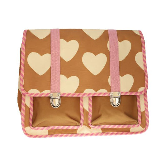 Sac cartable fille coeur