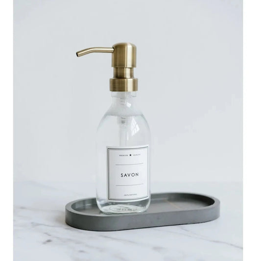 Flacon Apothicaire transparent savon 250 ml
