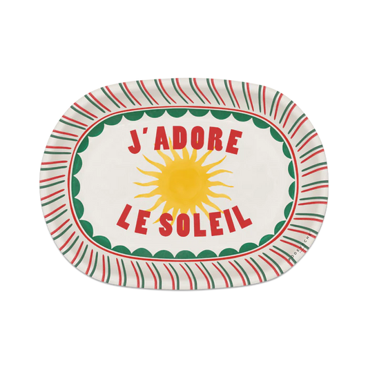 Set de table vinyle-J'adore le soleil