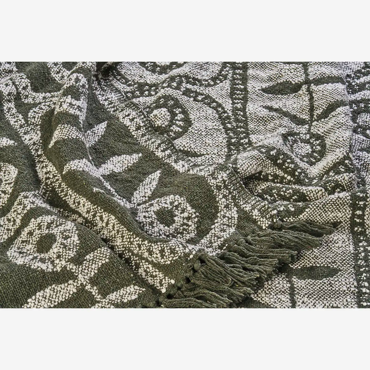 Plaid réversible en coton recyclé – 125x175cm