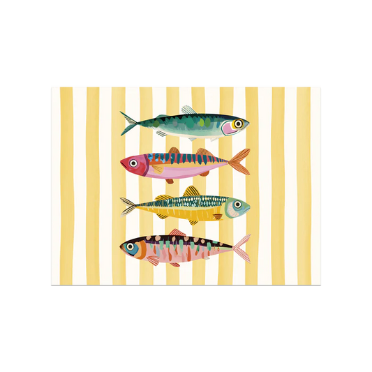 Set de table vinyle-SARDINES