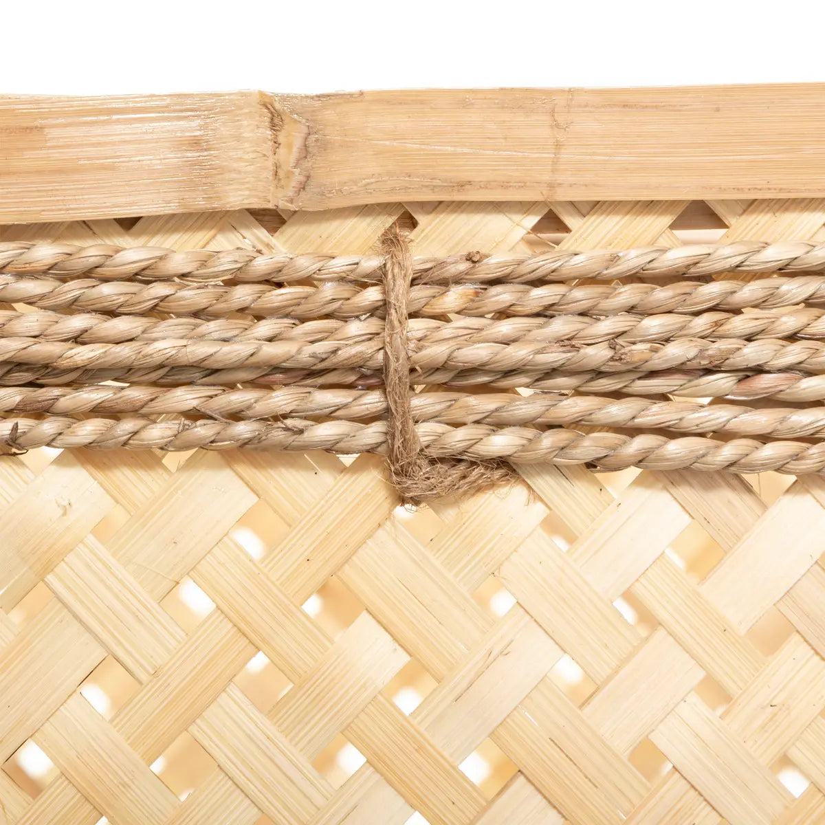 Panier rectangle en bambou L29/35/39cm