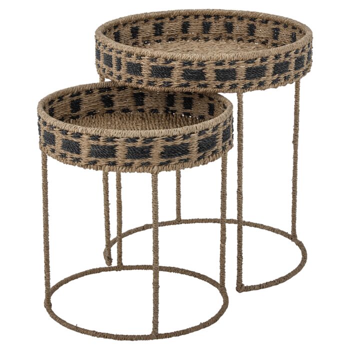 Coffee tables à plateaux 38xH43/46xH52 cm