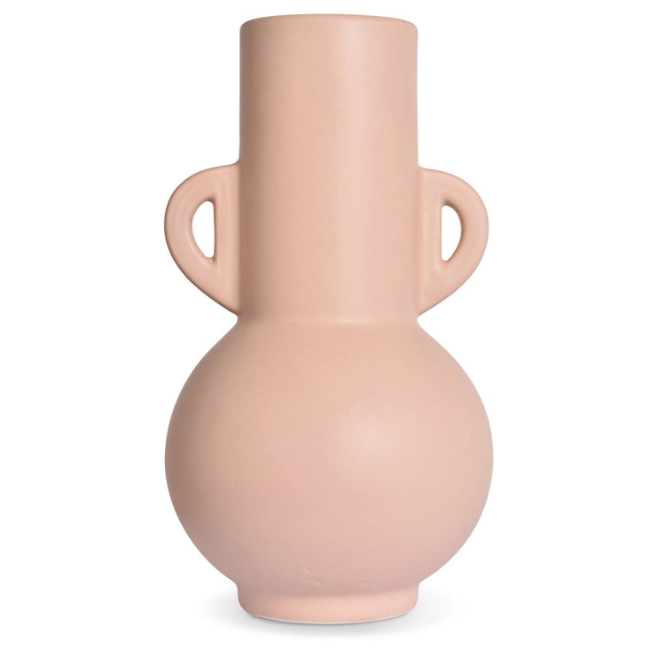 Vase céramique rose D15 H27 cm