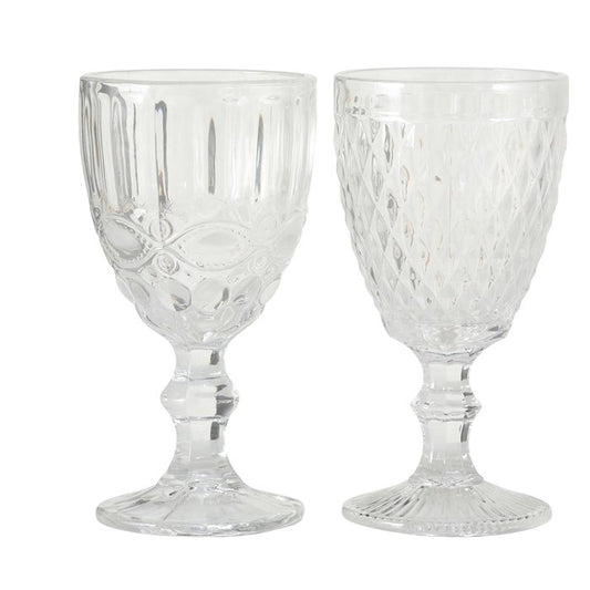 Verres à pied Aurora x6 transparent