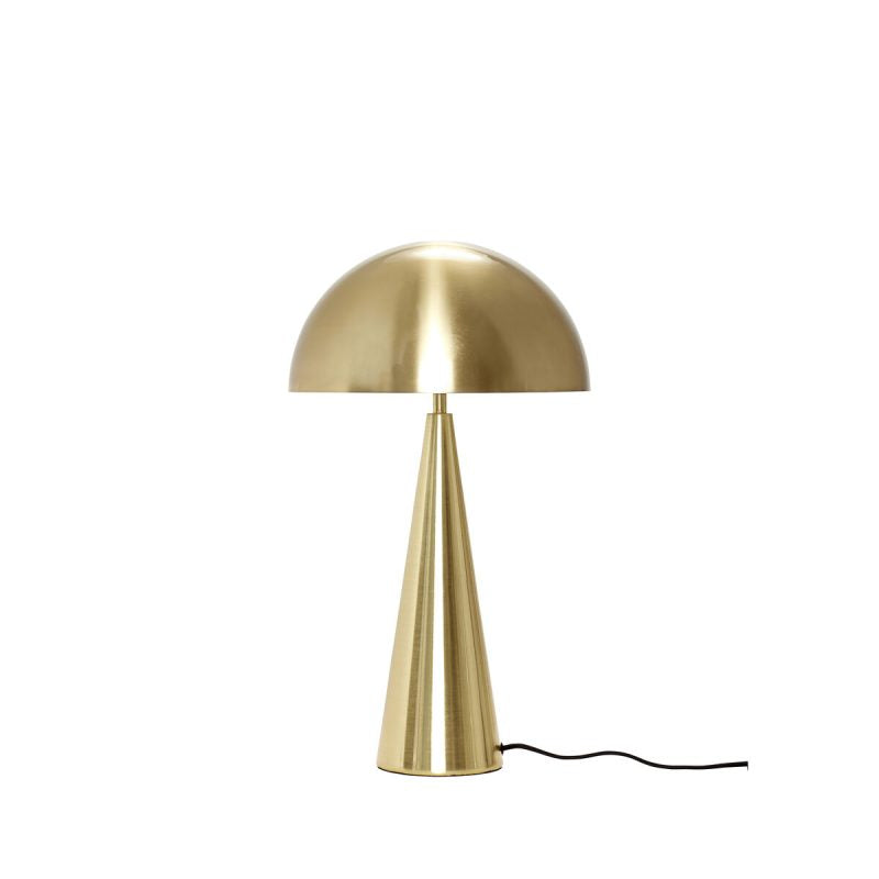 Lampe métal doré 25xh33cm/ 30xh50cm